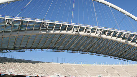 modern suspension bridge