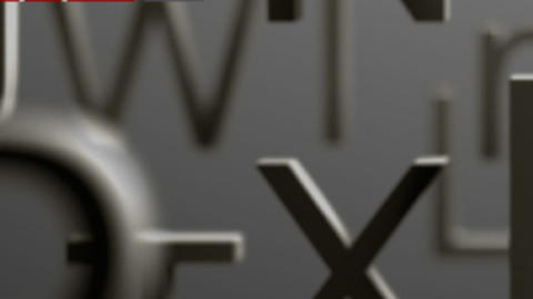 floating letters