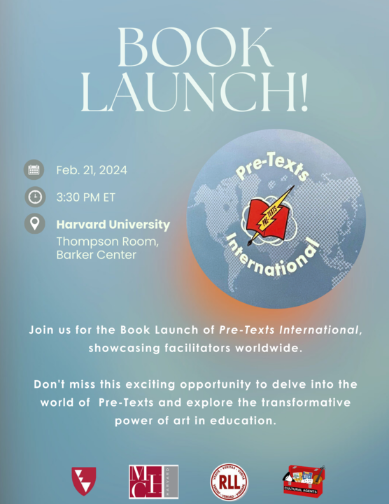 Pre-Texts Book Launch Poster