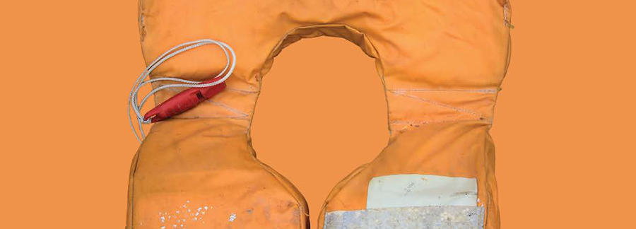 detail of life vest