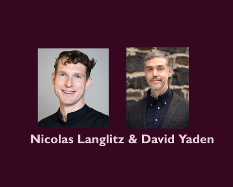 Nicolas Langlitz and David Yaden